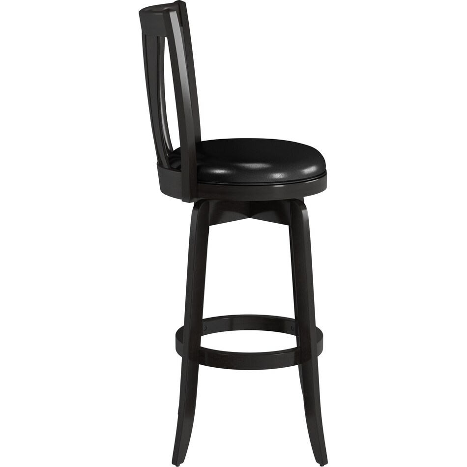 roberta black bar stool   
