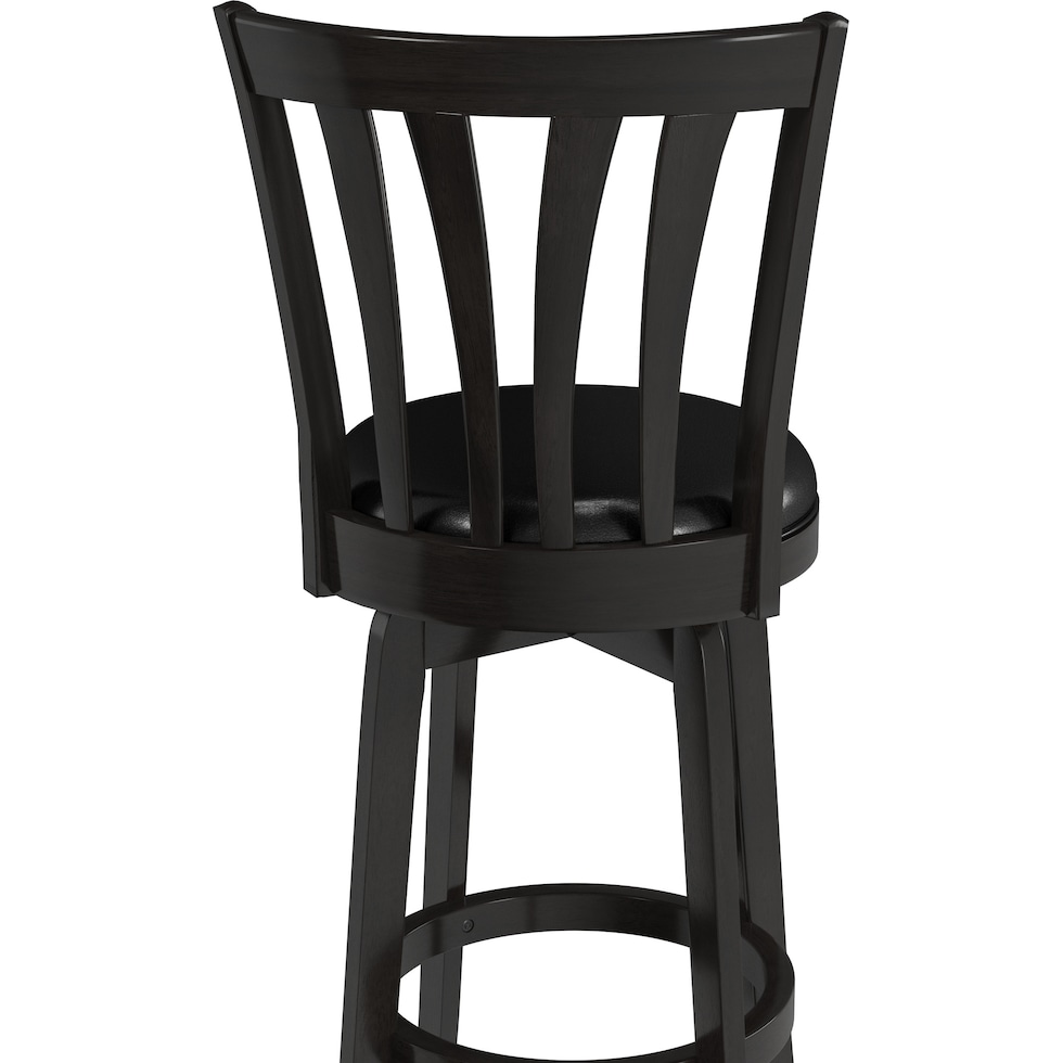 roberta black bar stool   
