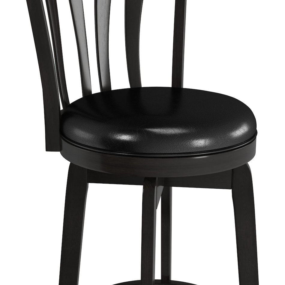 roberta black bar stool   