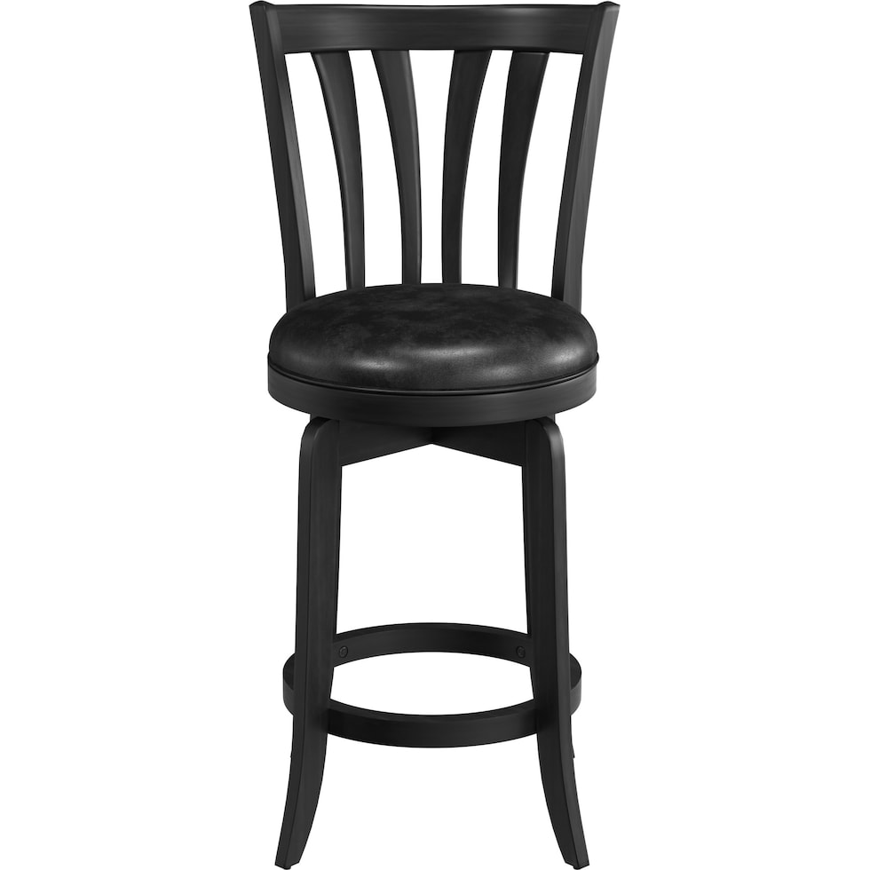 roberta black counter height stool   