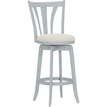 roberta blue bar stool   
