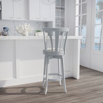 roberta blue bar stool   