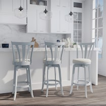 roberta blue bar stool   