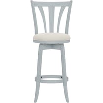 roberta blue bar stool   