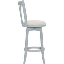 roberta blue bar stool   