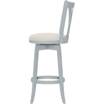 roberta blue bar stool   