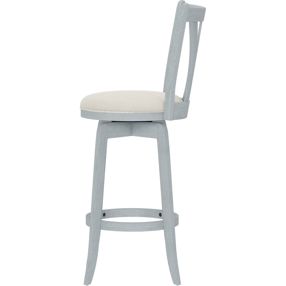 roberta blue bar stool   