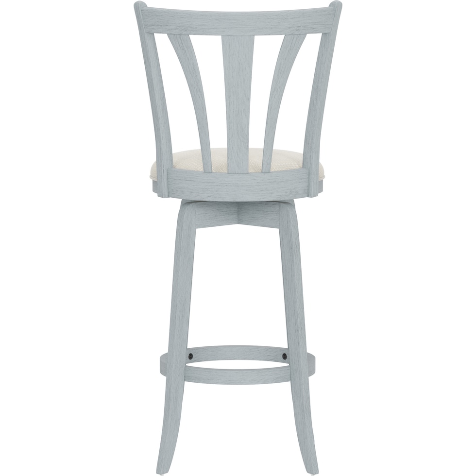 roberta blue bar stool   