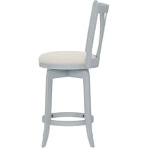 roberta blue counter height stool   