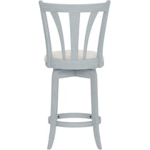 roberta blue counter height stool   