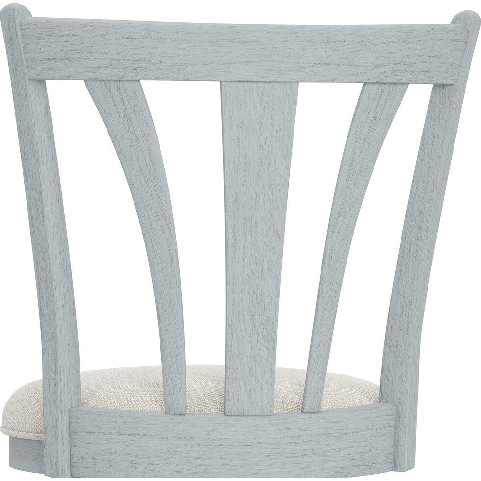 roberta blue counter height stool   