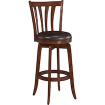 roberta dark brown bar stool   