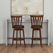 roberta dark brown bar stool   