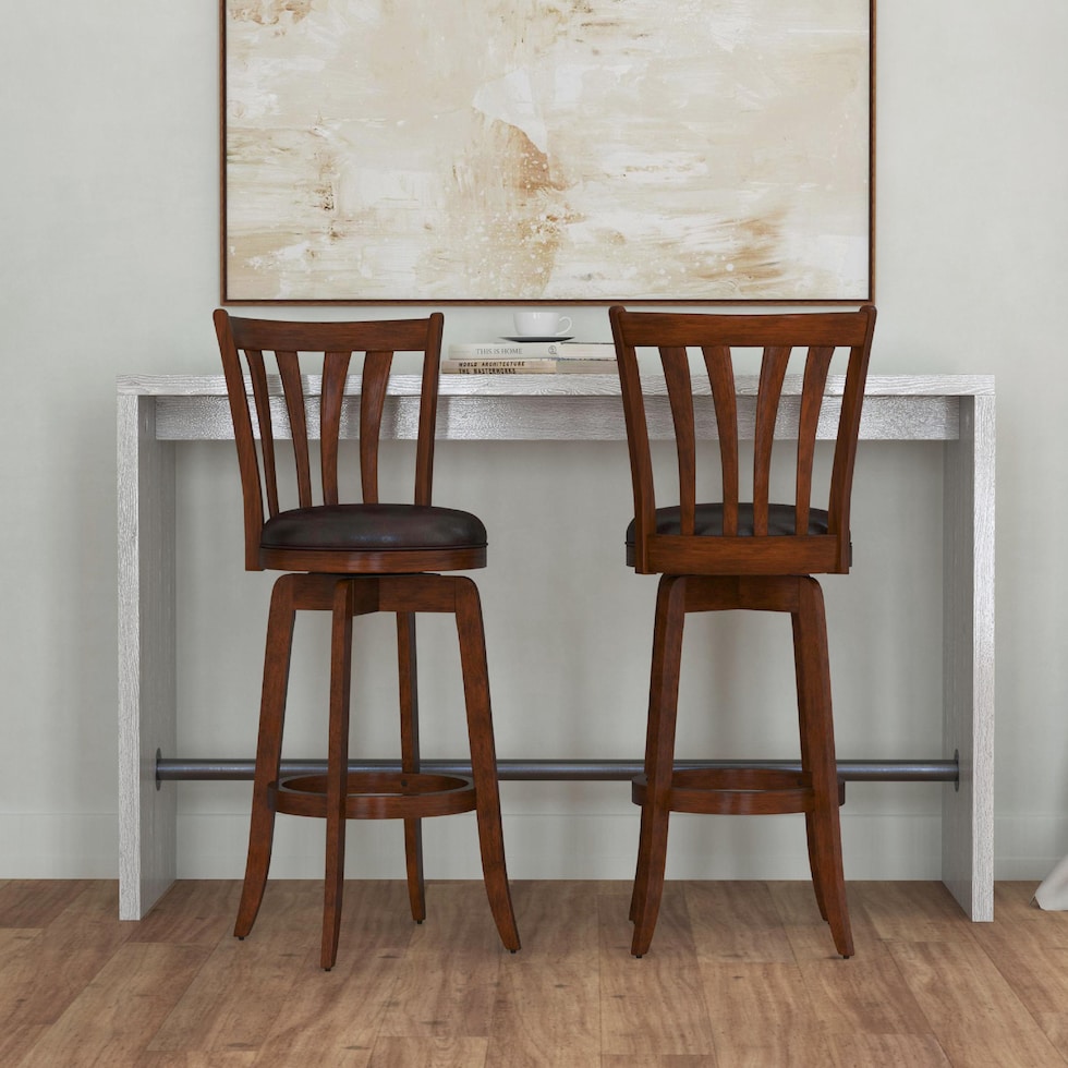 roberta dark brown bar stool   