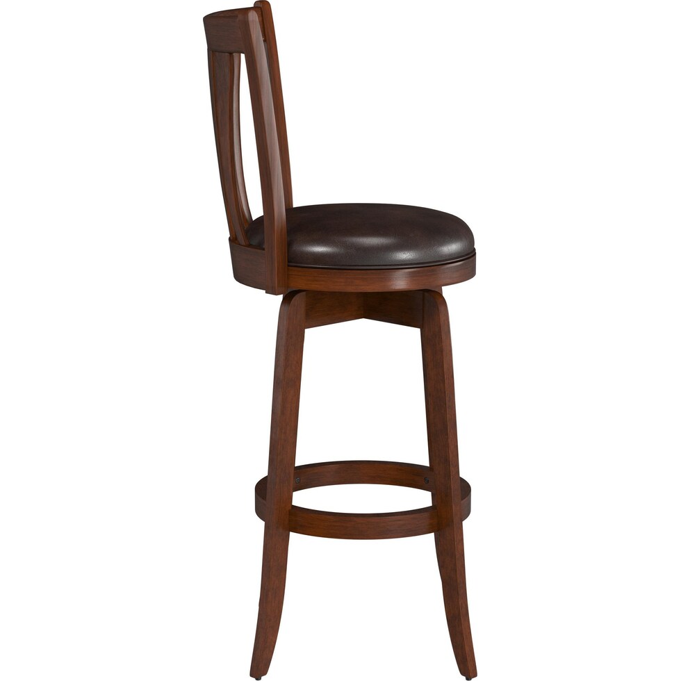 roberta dark brown bar stool   