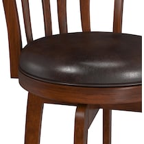 roberta dark brown bar stool   