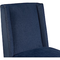 roberto blue accent chair   
