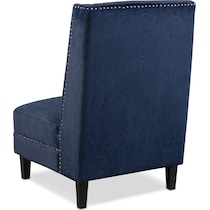 roberto blue accent chair   