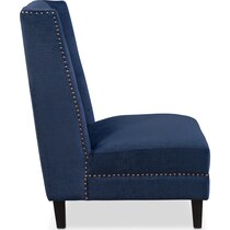 roberto blue accent chair   