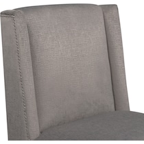 roberto gray accent chair   