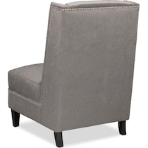 roberto gray accent chair   