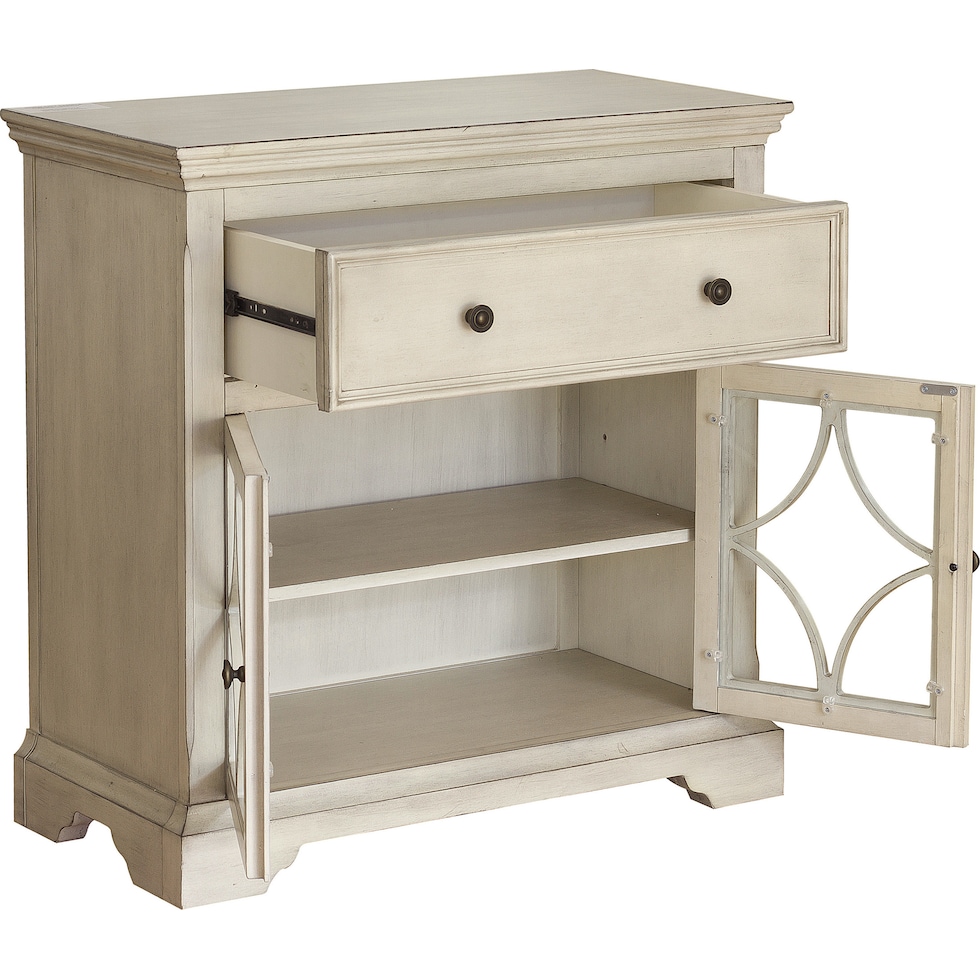 rocco white console table   