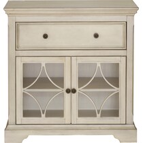 rocco white console table   
