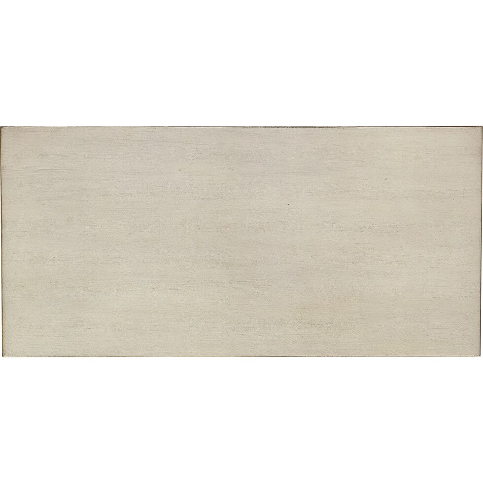 rocco white console table   