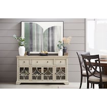 rocco white sideboard   
