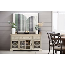 rocco white sideboard   