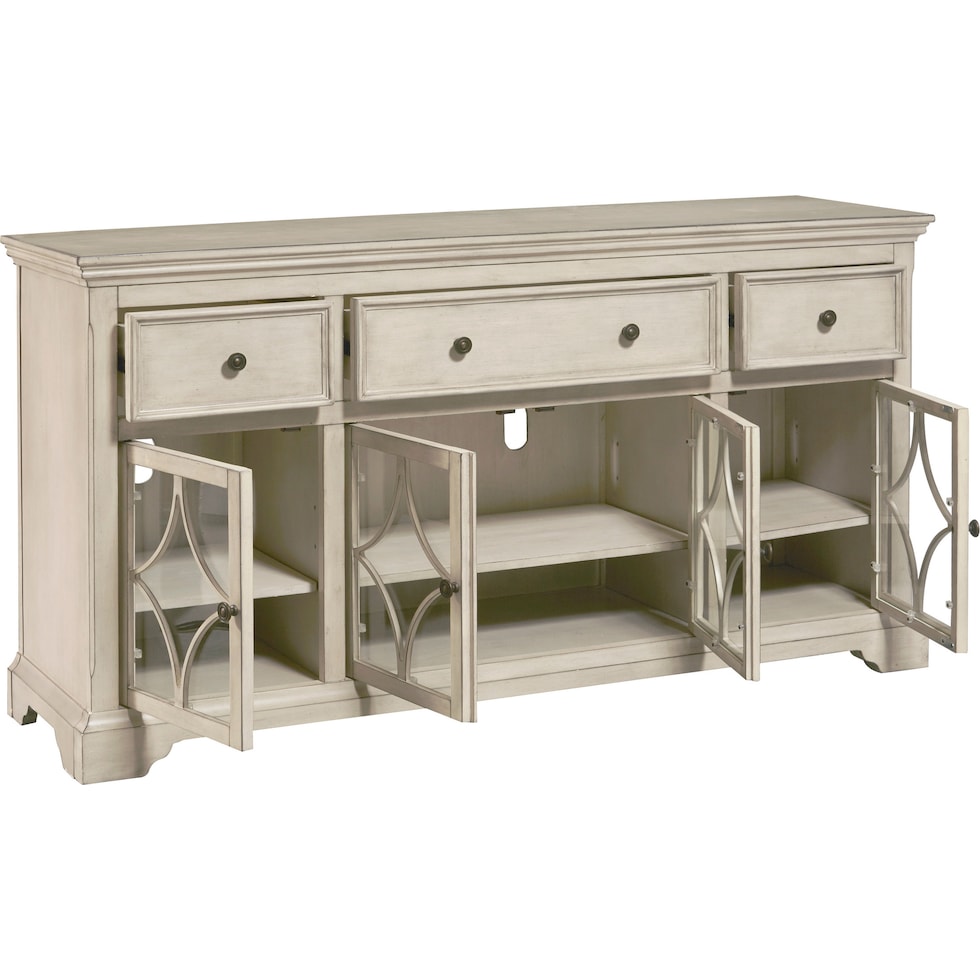rocco white sideboard   