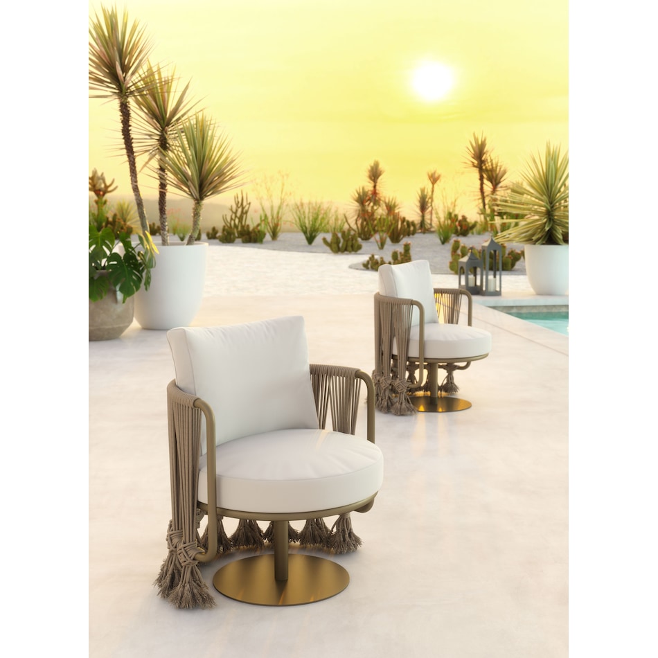 rockledge white outdoor chair   