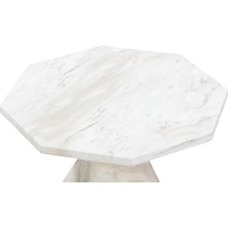 rockport white side table   