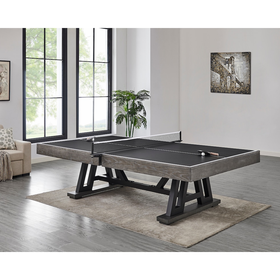 rollands gray gaming table   