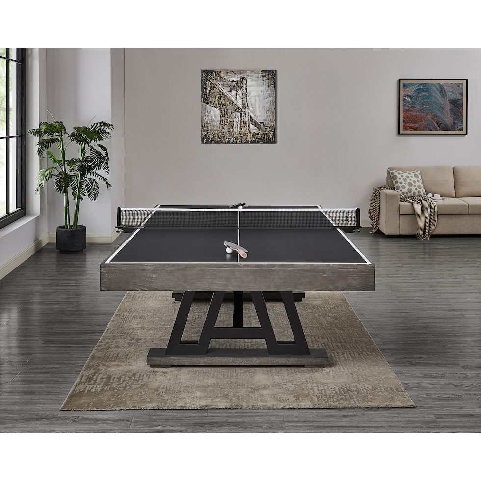 rollands gray gaming table   