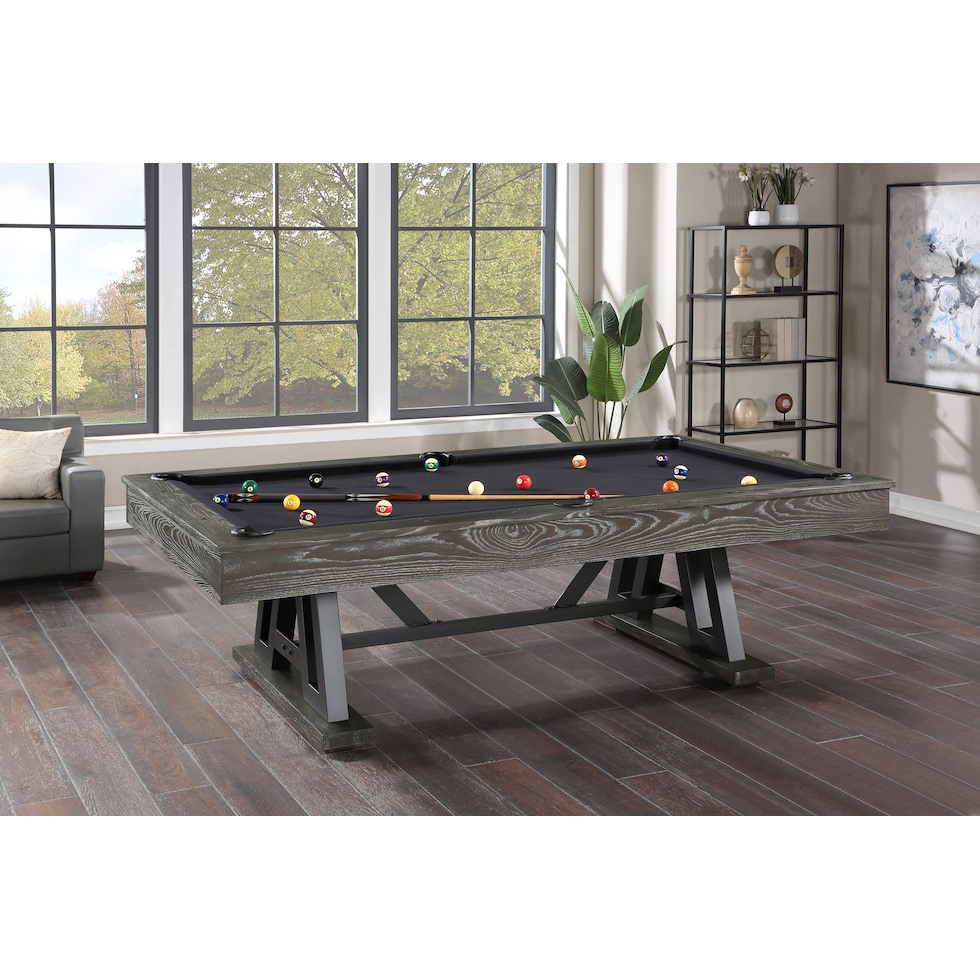 rollands gray gaming table   