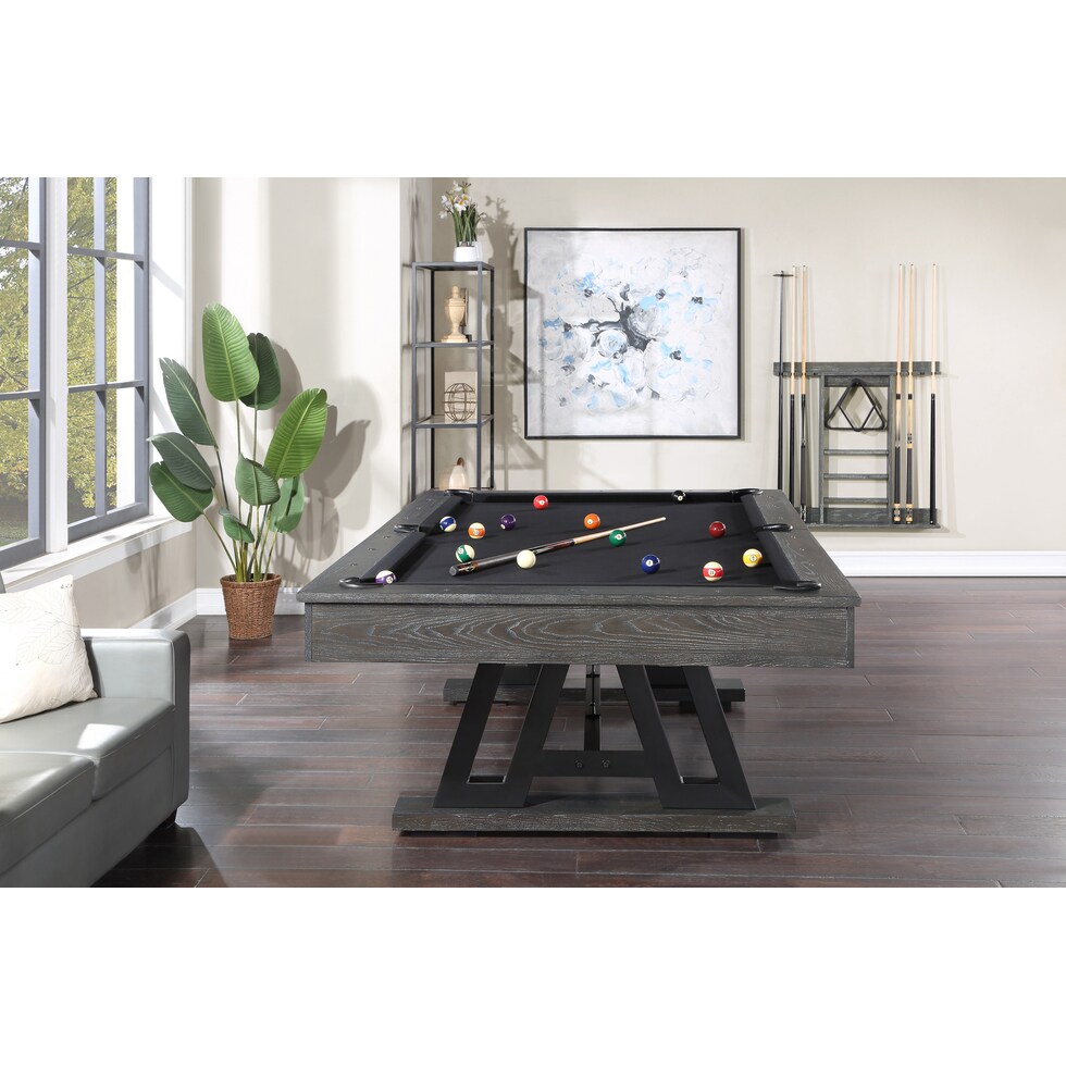 rollands gray gaming table   