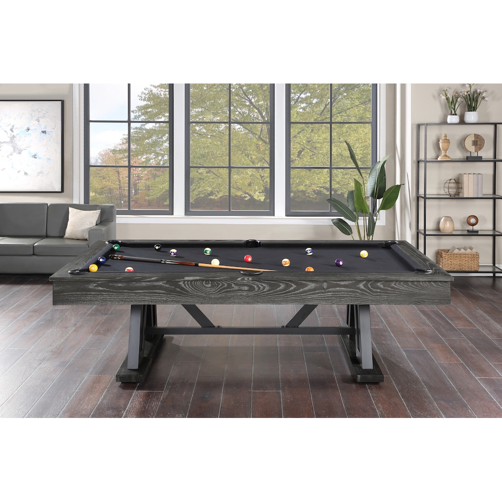 rollands gray gaming table   