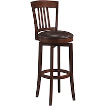 rolter dark brown bar stool   