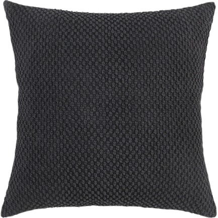 Romina 20" X 20" Pillow - Black