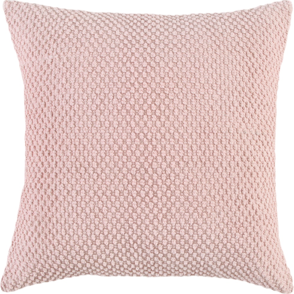 romina pink accent pillow   