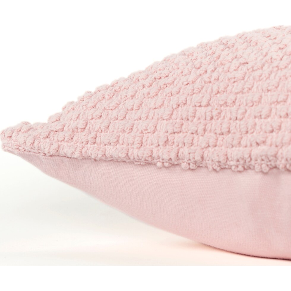 romina pink accent pillow   