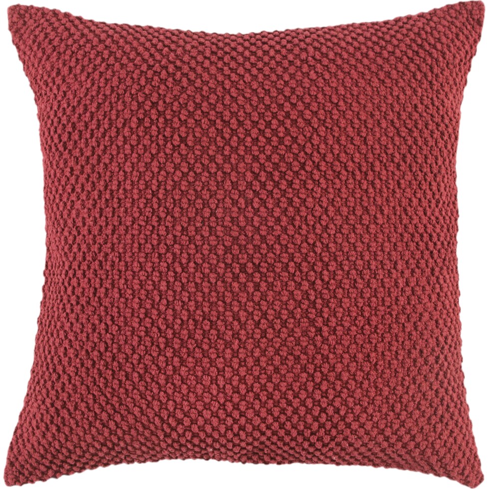 romina red accent pillow   