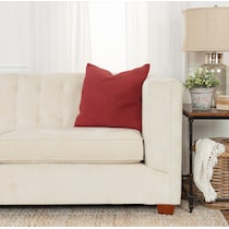 romina red accent pillow   