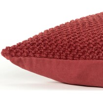 romina red accent pillow   