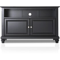 ronald black tv stand   