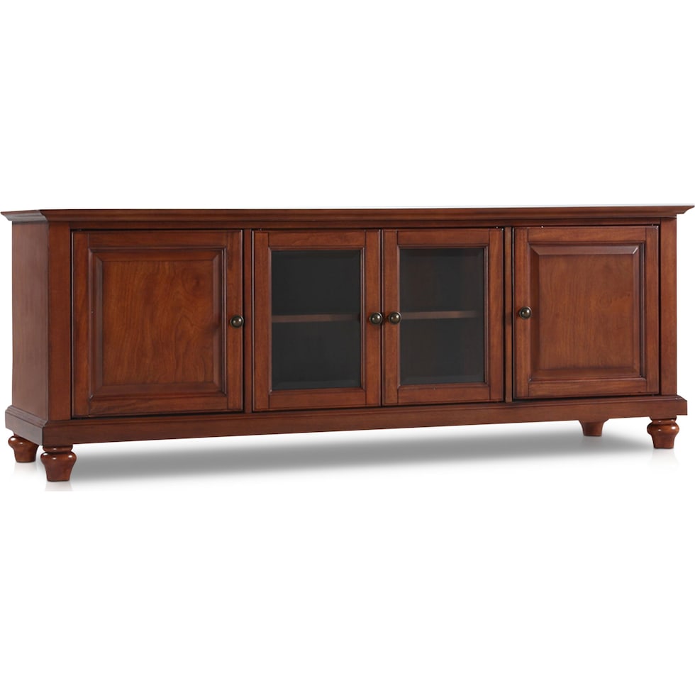 ronald dark brown tv stand   