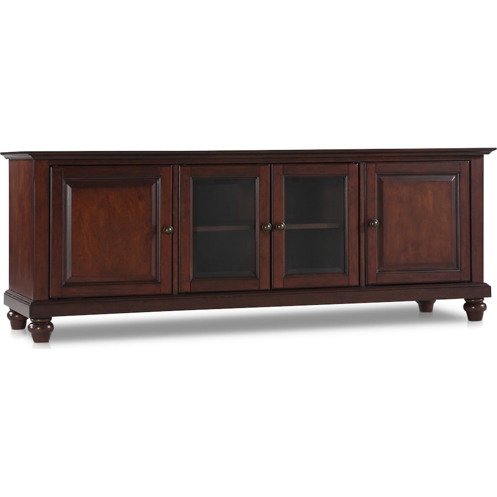 ronald dark brown tv stand   