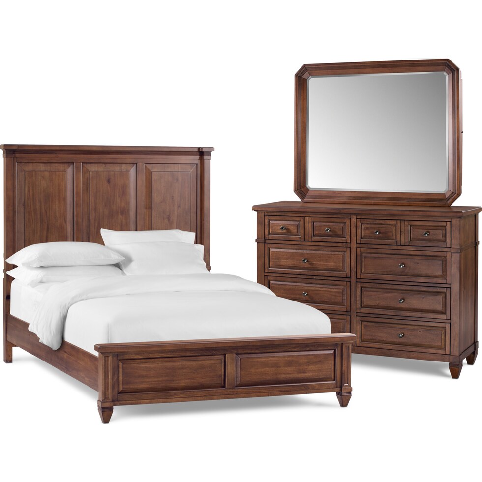 rosalie dark brown  pc king bedroom   