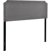 rosalind gray king headboard   
